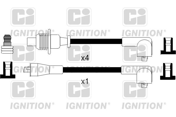 QUINTON HAZELL Augstsprieguma vadu komplekts XC954